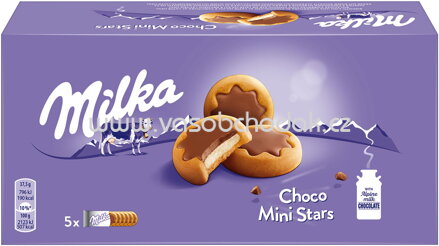 Milka Kekse Choco Mini Stars, 185g