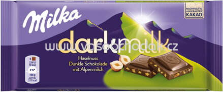 Milka darkmilk Haselnuss, 85g