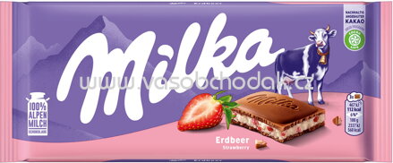 Milka Erdbeer, 100g