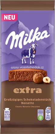 Milka Extra Noisette, 190g