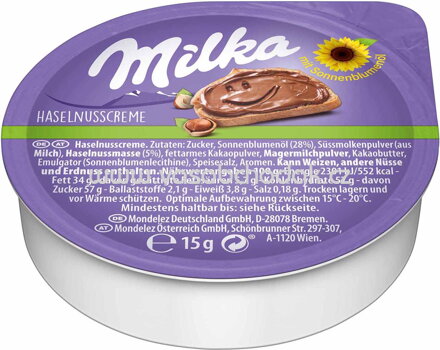 Milka Haselnusscreme, 150x15g, 2,250 kg