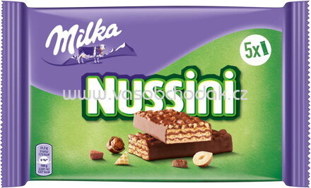 Milka Nussini, 5x31g, 155g