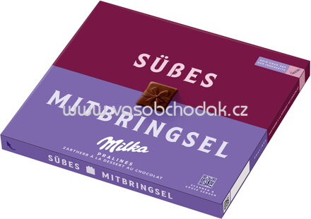 Milka 'Süßes Mitbringsel' Pralinés Zartherb à la Dessert au Chocolat, 110g