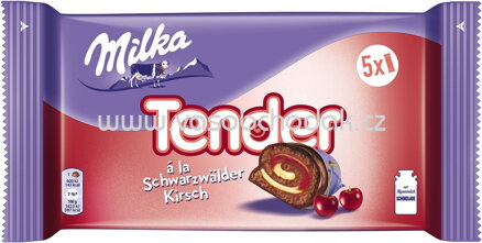 Milka Tender á la Schwarzwälder Kirsch, 5x37g, 185g