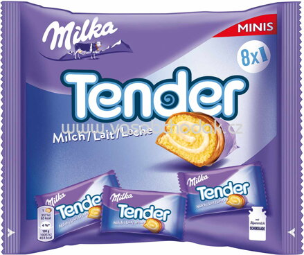 Milka Tender Milch Minis, 8 St, 150g