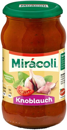 Mirácoli Pasta Sauce Knoblauch, 400g