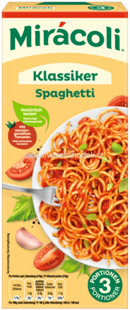 Mirácoli Klassiker Spaghetti mit Tomatensauce, 3 Portionen