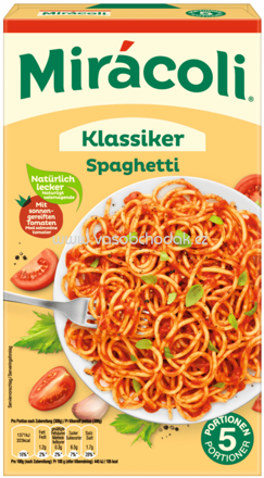 Mirácoli Klassiker Spaghetti mit Tomatensauce, 5 Portionen