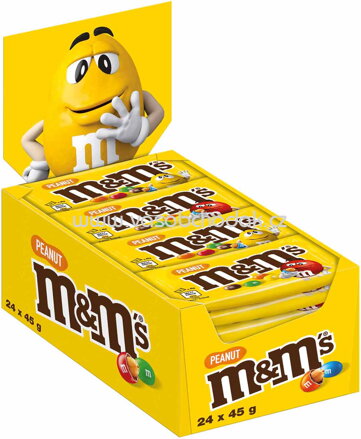 m&m's Peanut, 24x45g, 1080g