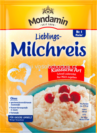 Mondamin Milchreis Klassische Art, 500 ml