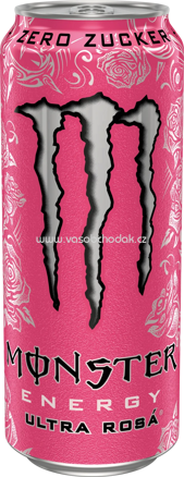 Monster Energy Ultra Rosá, 500 ml