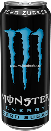 Monster Energy Zero Sugar, 500 ml (modrý)