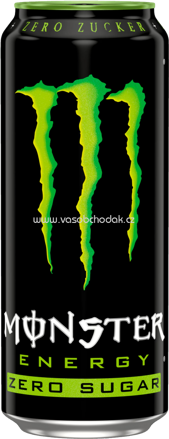 Monster Energy Zero Sugar, 500 ml (zelený)