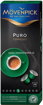 Mövenpick Puro Espresso Kaffeekapseln, 10 St
