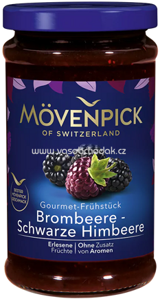 Mövenpick Gourmet-Frühstück Brombeere-Schwarze Himbeere, 250g