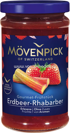 Mövenpick Gourmet-Frühstück Erdbeere-Rhabarber, 250g