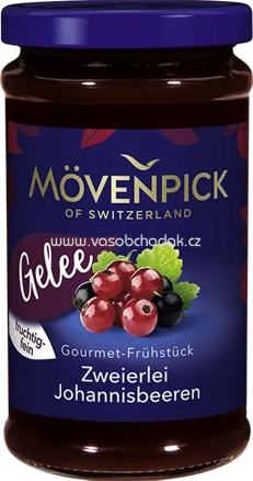 Mövenpick Gourmet-Frühstück Gelee Zweierlei Johannisbeeren, 250g