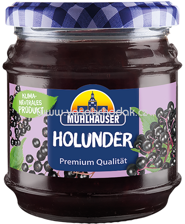 Mühlhäuser Konfitüre Holunder, 225g