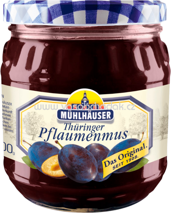 Mühlhäuser Thüringer Pflaumenmus pastös, 1kg