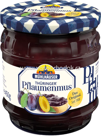 Mühlhäuser Thüringer Pflaumenmus Das Original, 450g