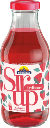 Mühlhäuser Sirup Erdbeere, 500 ml