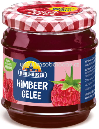 Mühlhäuser Gelee Himbeer, 225g