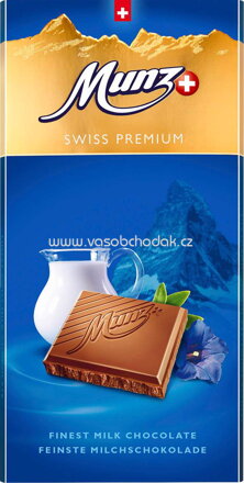 Munz Swiss Premium Milch Schokolade, 100g