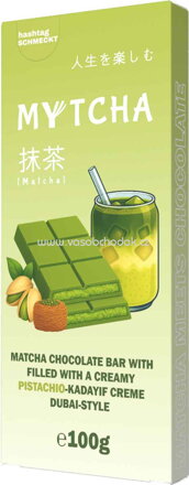 Mytcha Matcha Chocolate Bar Dubai-Style, 100g