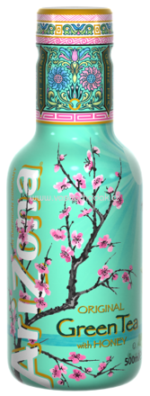 AriZona Green Tea, 500 ml a 1,5 l