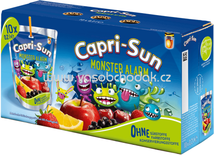 Capri-Sun Monsteralarm, 10x200ml