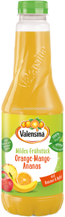 Valensina Mildes Frühstück Orange-Mango-Ananas, 1l