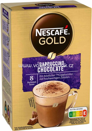 Nescafé Gold Typ Cappuccino Chocolate, 8 St