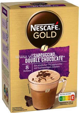 Nescafé Gold Typ Cappuccino Double Chocolate, 8 St