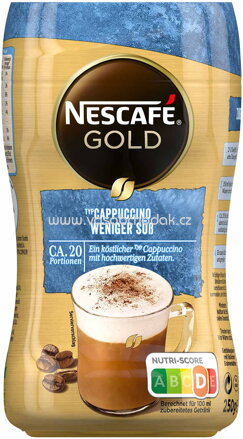 Nescafé Gold Typ Cappuccino Weniger süß Löslicher Kaffee, 250g