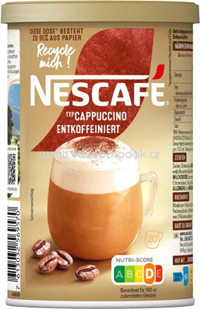 Nescafé Gold Typ Cappuccino Entkoffeiniert Löslicher Kaffee 250g