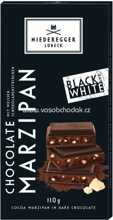 Niederegger Marzipan Tafel Chocolate Black & White, 110g