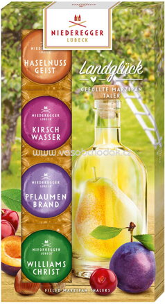 Niederegger Landglück Marzipan Taler Alkoholisch, 112g