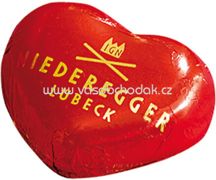 Niederegger Marzipan Herzen, 80x12,5g, 1 kg