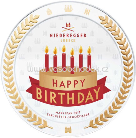 Niederegger Marzipan Taler Happy Birthday, 185g