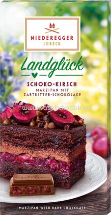 Niederegger Landglück Marzipan Tafel Schoko-Kirsch, 110g
