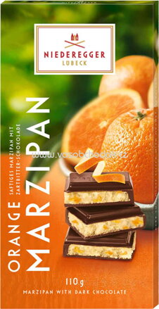 Niederegger Marzipan Tafel Orange, 110g