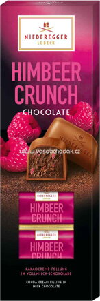 Niederegger Chocolate Klassiker Himbeer Crunch, 100g