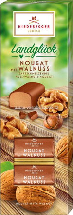 Niederegger Landglück Nougat mit Walnuss, 100g