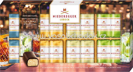 Niederegger Marzipan Klassiker-Variationen alkoholisch, 200g