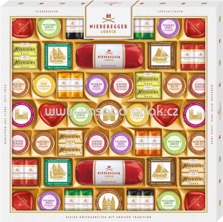 Niederegger Marzipan Sortiment Travemünde, 1,069 kg