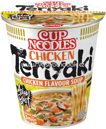 Nissin Cup Noodles Chicken Teriyaki, 1 St