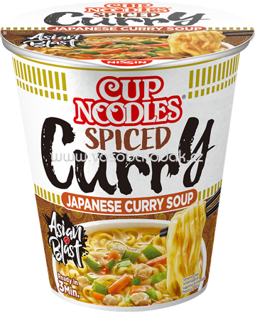 Nissin Cup Noodles Spiced Curry, 1 St