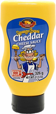 Old Fashioned Cheese Squeeze Cheese Cheddar Cheese Sauce, 326g
