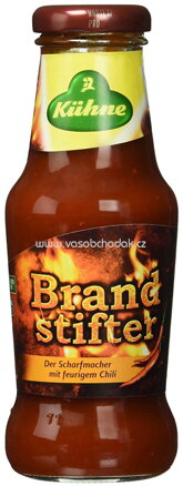 Kühne Brandstifter Sauce mit Feurigem Chili, 250 ml