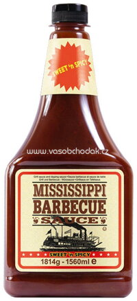 Mississippi Barbecuq Sauce - Sweet'n Spicy, 1814g